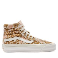 Tenisówki Vans. Brązowe trampki Vans, bez wzorów, bez zapięcia, Vans SK8. Za 279.99 zł.