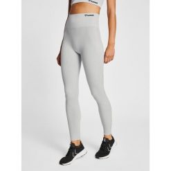 Legging damskie bezszwowe żebrowanie Hummel Mt Rest. Szare spodnie dresowe Hummel, bez wzorów, z dresówki. Za 177.00 zł.
