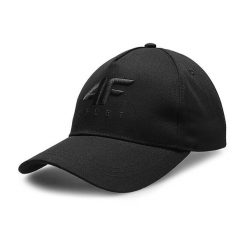 Czapka z daszkiem 4F. Czarne czapki z daszkiem 4f, bez wzorów. Za 39.99 zł.