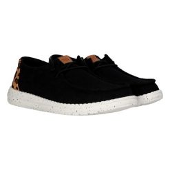 HeyDude Damskie Mokasyny Wendy Wildcat. Brązowe mokasyny Hey dude, bez wzorów, z materiału. Za 329.00 zł.