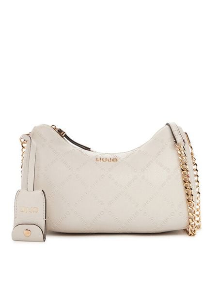 Liu Jo Torebka Ecs S Hobo AF5056 E0538 Écru. Kopertówki Liu Jo, bez wzorów, ze skóry, wizytowe, bez dodatków. Za 369.99 zł.