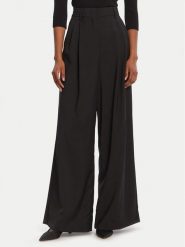 Weekend Max Mara Spodnie palazzo Adelfi 2525136072 Czarny Wide Leg. Czarne spodnie materiałowe Weekend Max Mara, bez wzorów, z materiału. Za 1,199.00 zł.