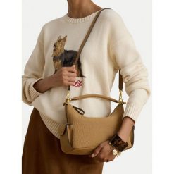 Torebka LAUREN RALPH LAUREN. Brązowe torebki klasyczne Lauren Ralph Lauren, bez wzorów, klasyczne, bez dodatków. Za 1,799.00 zł.