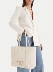 Nine West Torebka EO-Merla-LDA8446 Écru. Shopper bag Nine West, bez wzorów, z materiału, bez dodatków. Za 329.99 zł.