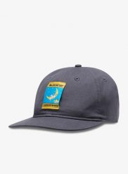 Czapka z daszkiem La Sportiva Climbing on the Moon Hat. Szare czapki z daszkiem La Sportiva, bez wzorów, z bawełny, klasyczne. Za 137.49 zł.