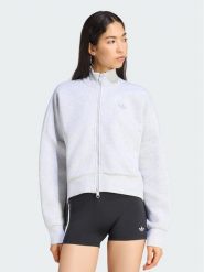 Adidas Bluza Spacer HY8037 Szary jasny Oversize. Szare bluzy adidas, s, bez wzorów, z bawełny, bez ramiączek, bez kaptura. Za 269.99 zł.