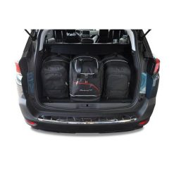 Torby Do Bagażnika Peugeot 5008 2017-2024 4Szt Kjust. Czarne torby podróżne KJUST, bez wzorów. Za 1,332.00 zł.