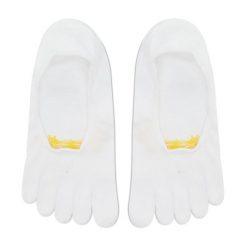 Skarpety stopki unisex Vibram Fivefingers. Białe skarpetki Vibram Fivefingers, bez wzorów. Za 39.99 zł.