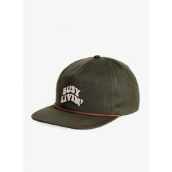 Czapka z daszkiem Kavu Ridgemont - forest night. Zielone czapki z daszkiem KAVU, bez wzorów, sportowe. Za 125.99 zł.