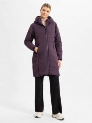 Ragwear Pikowany płaszcz - Dizzie Kobiety Sztuczne włókno lila, S. Brązowe płaszcze Ragwear, s, bez wzorów, z materiału, eleganckie, bez kaptura. Za 479.95 zł.