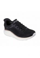 Buty SKECHERS BOBS SQUAD CHAOS Czarny. Czarne buty do biegania Skechers, bez wzorów, z materiału, bez zapięcia, do biegania. Za 315.99 zł.