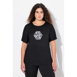 Damskie Koszulka funkcyjna Future okrągły dekolt rękaw 1/2. Czarne t-shirty sportowe Ulla Popken, plus size, bez wzorów, z elastanu, bez ramiączek. Za 195.99 zł.