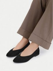 Lasocki Baleriny CEO-RST-AKAJA-01 Czarny. Czarne baleriny Lasocki, bez wzorów, ze skóry, bez obcasa, bez zapięcia. Za 169.99 zł.