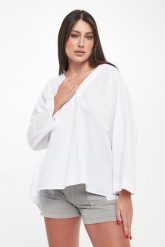 Koszula damska Pia ECOALF. Koszule Ecoalf, l, bez wzorów, bez kołnierzyka, bez ramiączek. Za 489.00 zł.