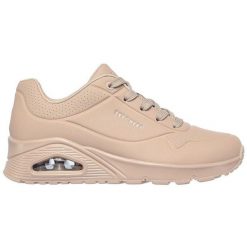 Buty do chodzenia damskie Skechers Uno-Stand on Air. Żółte buty treningowe Skechers, bez wzorów, z materiału, przed kostkę, bez zapięcia, trekkingowe. Za 289.00 zł.