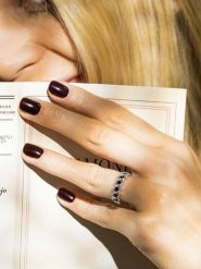 DIAMOND & CO Złoty pierścionek "Tarlac" z diamentami rozmiar: 58. Niebieskie pierścionki Diamond & Co, z diamentem, złote. Za 1,373.95 zł.