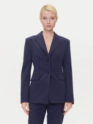 HUGO Marynarka Asmalla-1 50533901 Granatowy Slim Fit. Niebieskie marynarki i żakiety Hugo, bez wzorów, z syntetyku, bez ramiączek. Za 949.99 zł.