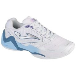 Buty do tenisa Joma Set Lady 2402 TSELW2402C białe. Białe buty treningowe bez wzorów, z materiału, bez zapięcia, tenisowe. Za 376.43 zł.