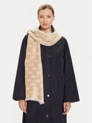 Liu Jo Szal 2F5043 T0300 Beżowy. Brązowe szaliki i kominy Liu Jo, bez wzorów, z materiału. Za 399.99 zł.