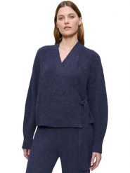 Triumph Kardigan w kolorze granatowym rozmiar: 42. Niebieskie swetry Triumph, bez wzorów, ze splotem, bez ramiączek. Za 122.09 zł.