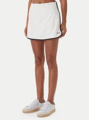 Guess Spódnico-szorty V6GD06 K3000 Écru Regular Fit. Białe szorty Guess, z aplikacjami, z materiału. Za 264.99 zł.