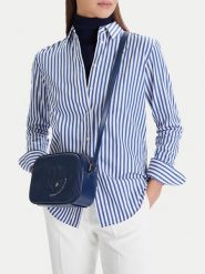 Beverly Hills Polo Club Torebka CEOWB-BHPC-L-002-09 Granatowy. Niebieskie listonoszki Beverly Hills Polo Club, bez wzorów, z materiału, bez dodatków. Za 149.99 zł.