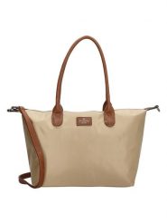 Charm Shopper bag "Buckingham" w kolorze beżowym - 42 x 25 x 15 cm rozmiar: onesize. Brązowe shopper bag Charm, bez wzorów, z materiału, na ramię, bez dodatków. Za 86.99 zł.