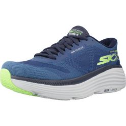 Kapcie SKECHERS MAX CUSHIONING END Niebieski. Niebieskie kapcie Skechers, bez wzorów. W wyprzedaży za 361.50 zł.
