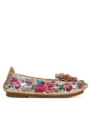 Laura Vita Baleriny Aucdreyo 21 Różowy. Czerwone baleriny LAURA VITA, bez wzorów, ze skóry, bez obcasa, bez zapięcia. Za 199.99 zł.