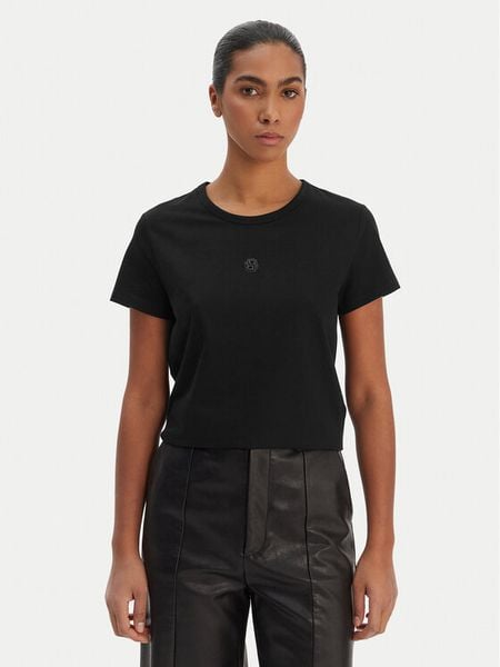 BOSS T-Shirt Eventsa12 50563282 Czarny Regular Fit. Czarne t-shirty Boss, s, bez wzorów, z bawełny, bez kołnierzyka, bez ramiączek. Za 227.99 zł.