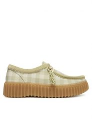 Clarks Półbuty Torhill Bee 26186299 Zielony. Zielone półbuty wsuwane Clarks, bez wzorów, z materiału, bez obcasa, na płaskiej podeszwie. Za 519.99 zł.