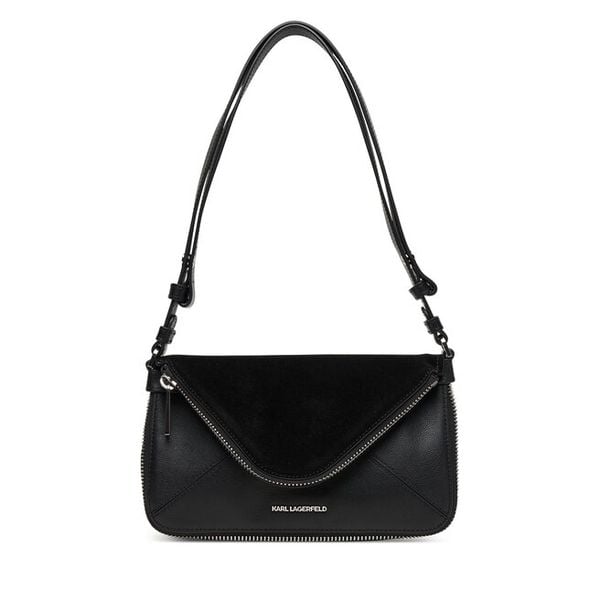 Torebka KARL LAGERFELD. Czarne torebki klasyczne KARL LAGERFELD, bez wzorów, klasyczne, bez dodatków. Za 759.99 zł.