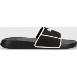 Puma klapki Popcat 20 Shower kolor czarny. Czarne klapki Puma, bez wzorów, z gumy, bez obcasa, na płaskiej podeszwie, bez zapięcia. W wyprzedaży za 71.99 zł.