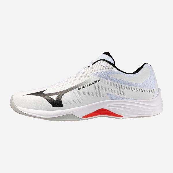Buty do piłki ręcznej Mizuno Thunderblade Z. Buty treningowe Mizuno, bez wzorów, z materiału, bez zapięcia, do piłki ręcznej. Za 359.99 zł.