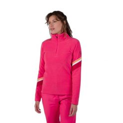 Damski polar 1/2 zip Rossignol Strawpile. Czerwone bluzy z polaru Rossignol, na zimę, l, bez wzorów, z polaru, narciarskie. Za 289.99 zł.