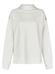 ELBSAND Bluza "Tuuja" w kolorze białym rozmiar: M. Białe bluzy ELBSAND, m, bez wzorów, z bawełny, bez kaptura. Za 176.95 zł.