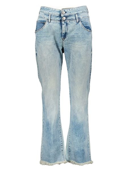 Herrlicher Dżinsy - Regular fit - w kolorze błękitnym rozmiar: W26. Niebieskie jeansy Herrlicher, z aplikacjami, ze skóry, klasyczne. Za 123.25 zł.