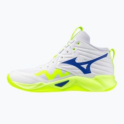 Buty do siatkówki Mizuno Wave Momentum Pro Mid. Żółte buty treningowe Mizuno, bez wzorów, z materiału, przed kolano, bez zapięcia, do siatkówki, mizuno wave. Za 467.90 zł.