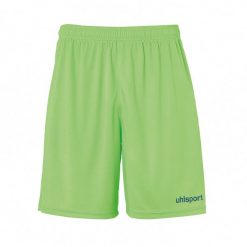 Szorty dla dzieci Uhlsport center basic. Czarne szorty Uhlsport, bez wzorów, z materiału, klasyczne. Za 106.50 zł.