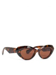 Vero Moda Okulary przeciwsłoneczne 10261553 Brązowy. Brązowe okulary przeciwsłoneczne Vero Moda, bez wzorów, z tworzywa sztucznego, plastikowe. Za 49.99 zł.
