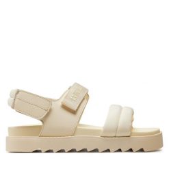 Sandały Big Star Shoes. Brązowe sandały BIG STAR SHOES, bez wzorów, retro, bez obcasa, na płaskiej podeszwie, bez zapięcia. Za 119.99 zł.