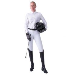 Damskie legginsy zawodnicze z pełną przyczepnością PS of Sweden Katja. Białe legginsy PS OF SWEDEN, bez wzorów, sportowe. Za 655.00 zł.