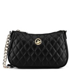 Torebka Beverly Hills Polo Club. Czarne listonoszki Beverly Hills Polo Club, bez wzorów, bez dodatków. Za 169.99 zł.