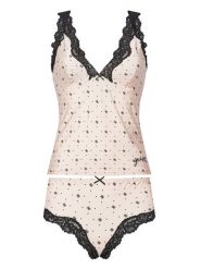 Guess Piżama O4BG01 KCF20 Różowy. Czerwone piżamy Guess, s, z aplikacjami, z syntetyku, bez kołnierzyka, bez ramiączek. Za 329.99 zł.