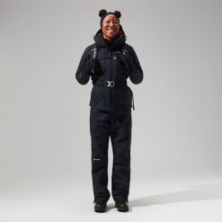 Kurtka z membraną damska Berghaus Hillwalker InterActive Shell. Czarne kurtki Berghaus, m, bez wzorów, z gore-texu, z kapturem. Za 448.00 zł.