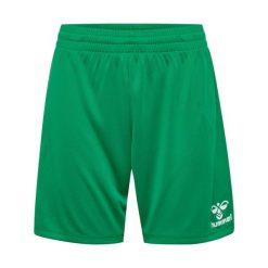 Szorty dla dzieci Hummel Essential. Zielone szorty Hummel, bez wzorów, sportowe. Za 117.50 zł.