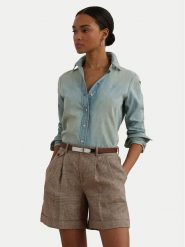 LAUREN RALPH LAUREN Koszula jeansowa 200963850001 Niebieski Classic Fit. Niebieskie koszule Lauren Ralph Lauren, xxl, bez wzorów, z bawełny, bez kołnierzyka, bez ramiączek. Za 719.99 zł.