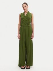 Weekend Max Mara Kombinezon Genzana 2515641012 Zielony Relaxed Fit. Zielone sukienki Weekend Max Mara, xxl, bez wzorów, z wiskozy, bez kołnierzyka, bez ramiączek. Za 1,369.00 zł.