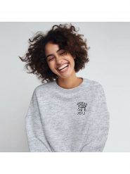 WOOOP Bluza "I see you" w kolorze szarym rozmiar: XL. Szare bluzy Wooop, xl, bez wzorów, z bawełny, bez ramiączek, bez kaptura. Za 109.52 zł.