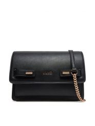 Liu Jo Torebka M Crossbody AA5080 E0003 Czarny. Czarne kopertówki Liu Jo, bez wzorów, ze skóry, wizytowe, bez dodatków. Za 379.99 zł.